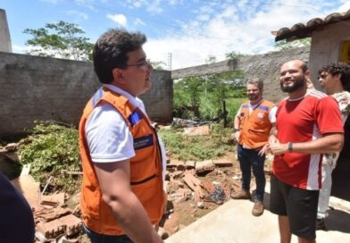 Governador Rafael Fonteles visita áreas afetadas pelas chuvas em Picos e reforça celeridade nas ações de reconstrução