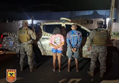 PM prende casal suspeito de tráfico de drogas em Dom Expedito Lopes