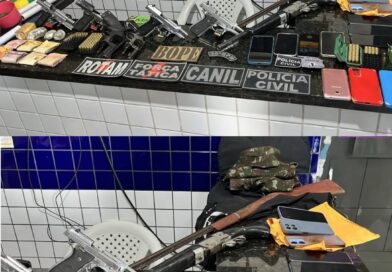 Operação “Fim de Rota” prende 9 pessoas e apreende armas e drogas na Baixada Maranhense