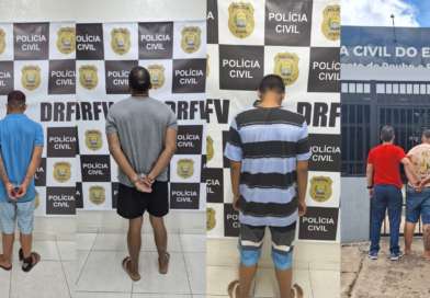 Polícia Civil prende quatro suspeitos de roubo e furto de veículos em Teresina