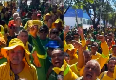Garis realizam manifestação em Teresina por piso salarial e fim da escala 6×1