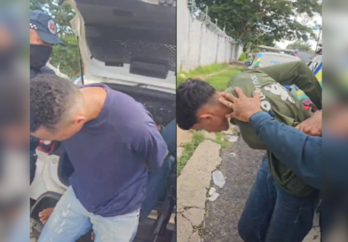 ROCAM PRENDE DUPLA COM ARMA, JOIAS E MOTO ROUBADA APÓS ACOMPANHAMENTO TÁTICO NO LOURIVAL PARENTE