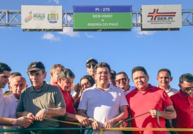 Rafael Fonteles entrega 40 km de rodovias recuperadas e anuncia nova pavimentação em Ribeira do Piauí