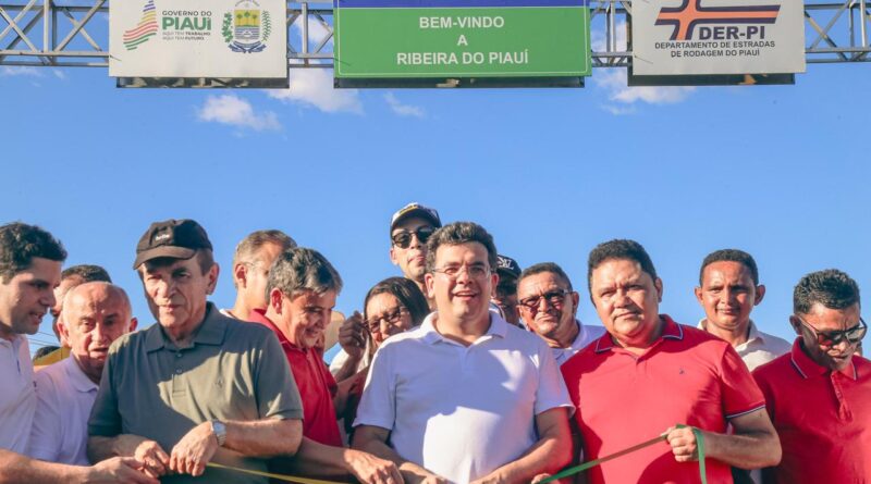 Rafael Fonteles entrega 40 km de rodovias recuperadas e anuncia nova pavimentação em Ribeira do Piauí