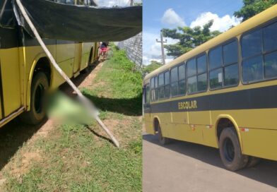 MULHER MORRE ATROPELADA POR ÔNIBUS ESCOLAR NA ZONA RURAL DE UNIÃO; MOTORISTA FUGIU SEM PRESTAR SOCORROS