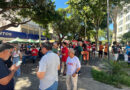 Manifestação contra escala 6×1 reúne trabalhadores e sindicatos no Centro de Teresina