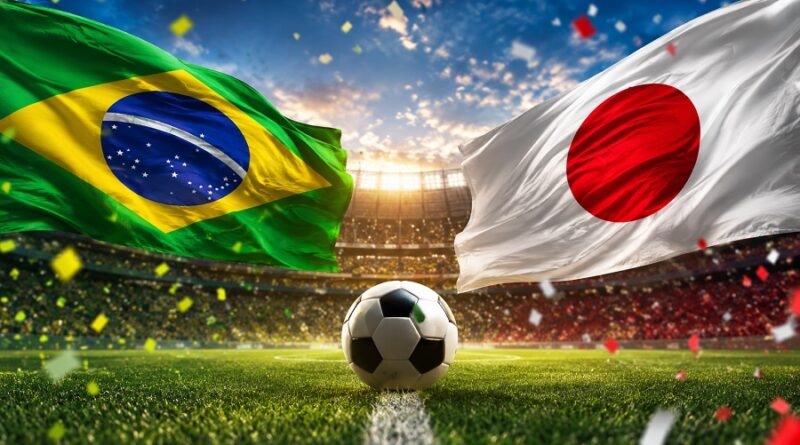 Brasil encara o Japão nesta segunda por vaga nas oitavas da Copa do Mundo