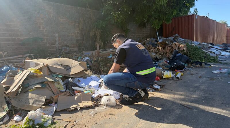 Fiscalização é reforçada para combater descarte irregular de lixo em áreas públicas de Teresina