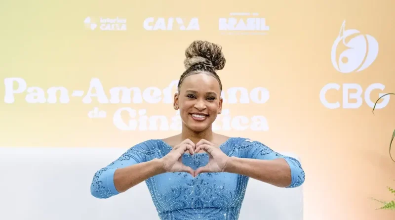 Rebeca Andrade volta às competições com ouro no Pan-Americano de ginástica artística