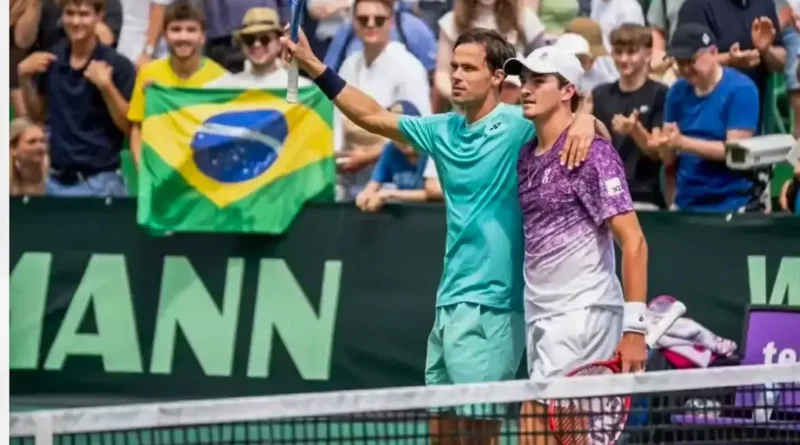 João Fonseca é vice-campeão nas duplas do ATP 500 de Halle, na Alemanha
