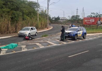 MOTOCICLISTA MORRE APÓS PERDER CONTROLE DA MOTO EM ALÇA DA PONTE ANSELMO DIAS