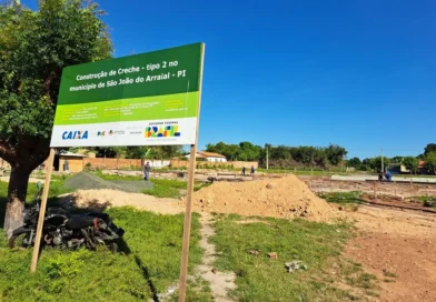 Prefeitura de São João do Arraial inicia construção de creche com investimento superior a R$ 3 milhões