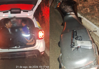 Dois adolescentes são apreendidos com simulacro de pistola após tentativa de roubo em Angical