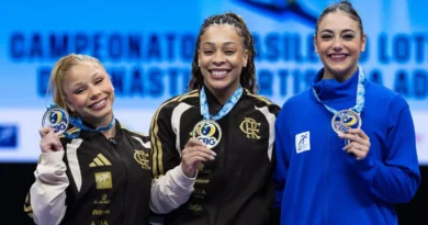 Lorrane Oliveira e Caio Souza conquistam medalhas de ouro no Brasileiro de Ginástica Artística