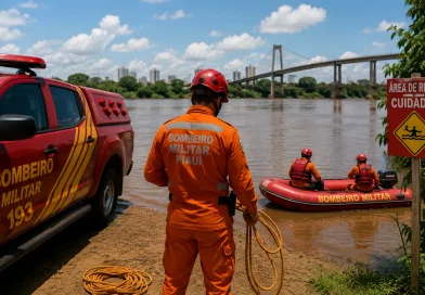 Adolescente de 17 anos desaparece nas águas do Rio Parnaíba em Teresina