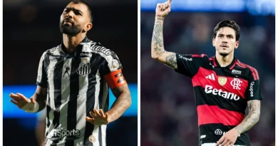 Santos x Flamengo se enfrentam nesta quinta pelo Brasileirão; veja horário, onde assistir e escalações