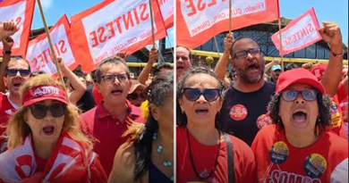 Professores entram em greve após corte na educação anunciado por Lula e gritam “Professor na rua, Flávio a culpa é sua!”